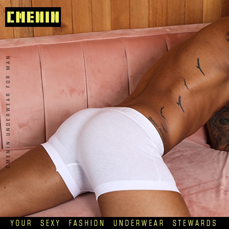Comfortable 100% cotton boxer men underwear