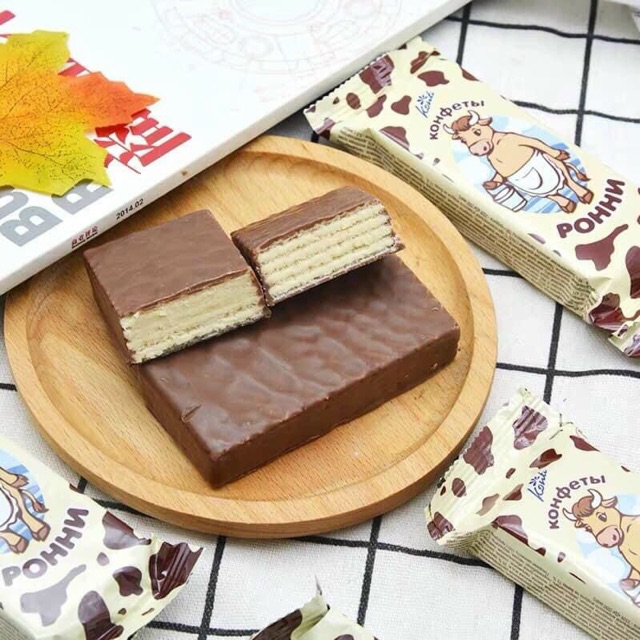 BÁNH XỐP SOCOLA BÒ SỮA RONNI NGA