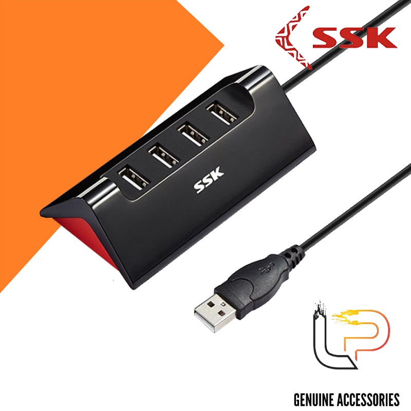 Hub chia USB 1 ra 4 SSK SHU 830 - Bộ Chia cổng USB 1 ra 4 SSK SHU 830