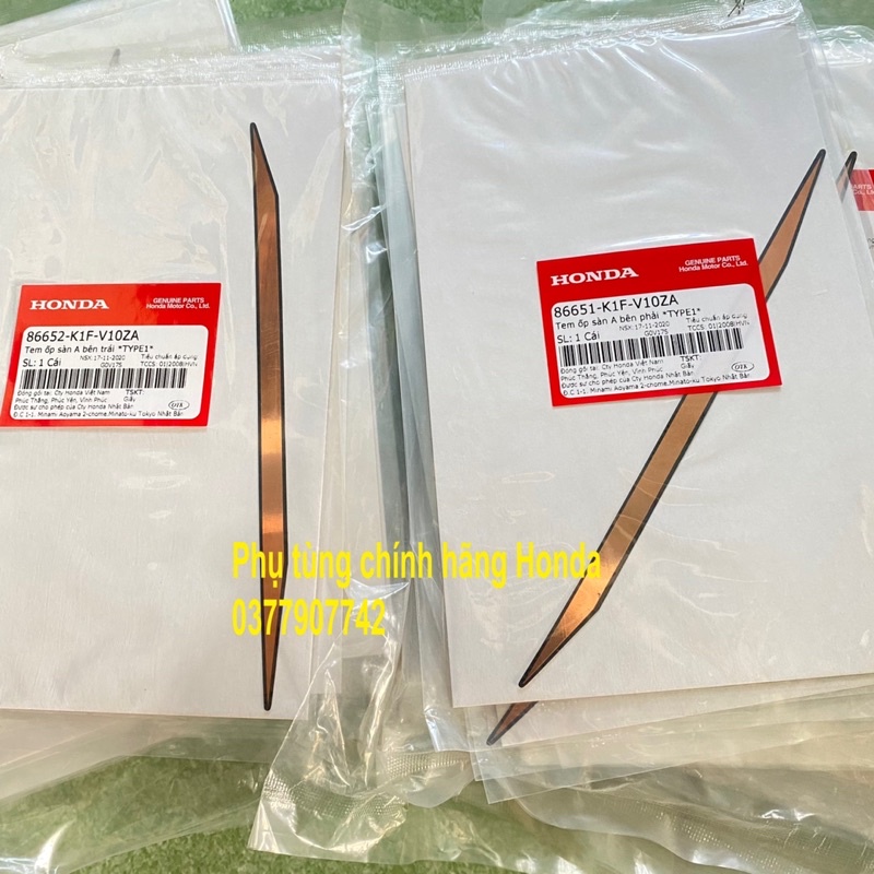 Tem Sườn Airblade AB 2020 Sepcail Edition Chính Hãng Honda