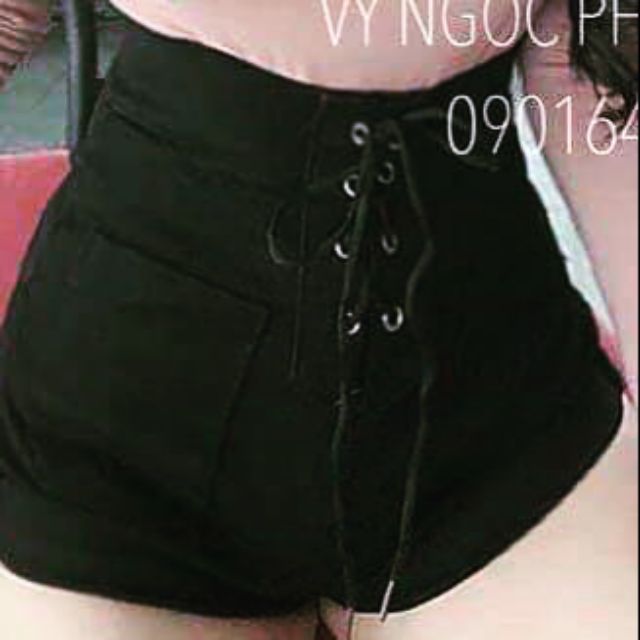 Quần Short Đan Dây
