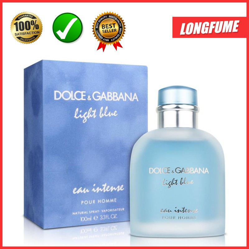 [Có Video] Nước hoa nam D&G Light Blue Intense 100ml - Nước hoa Pháp sỉ lẻ giá tốt có cửa hàng Q10 HCM