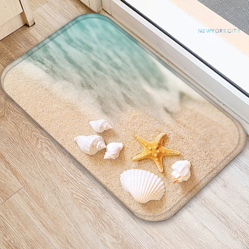 Thảm Lót Cửa Ra Vào / Cửa Ra Vào Chống Trượt Hình Sao Biển Kích Thước 40x60cm