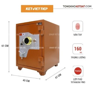 Két sắt siêu cường việt tiệp vân tay màu phong thủy kvtsc68-vt đằng cấp nặng 160kg