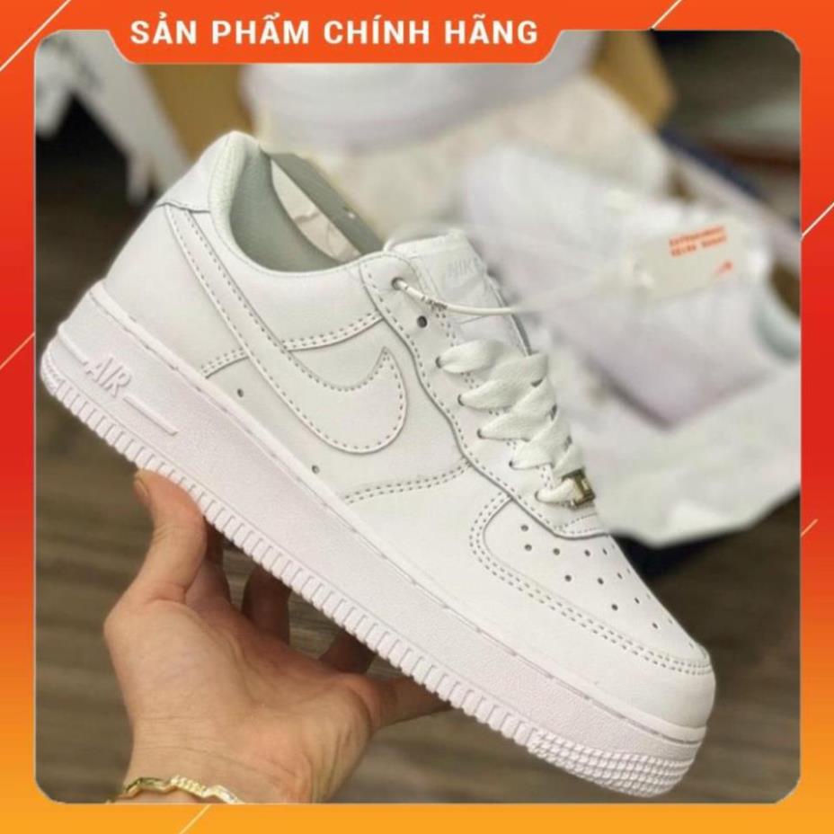 Giày 𝗔𝗙𝟭 𝗡𝗜𝗞𝗘_Trắng Nam Nữ, Giày 𝗡𝗜𝗞𝗘_Air Force 1 All White Full Box Bill Hàng Đẹp 🤞