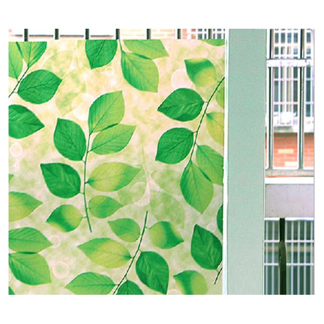 Decal cuộn kính mờ lá xanh Octki