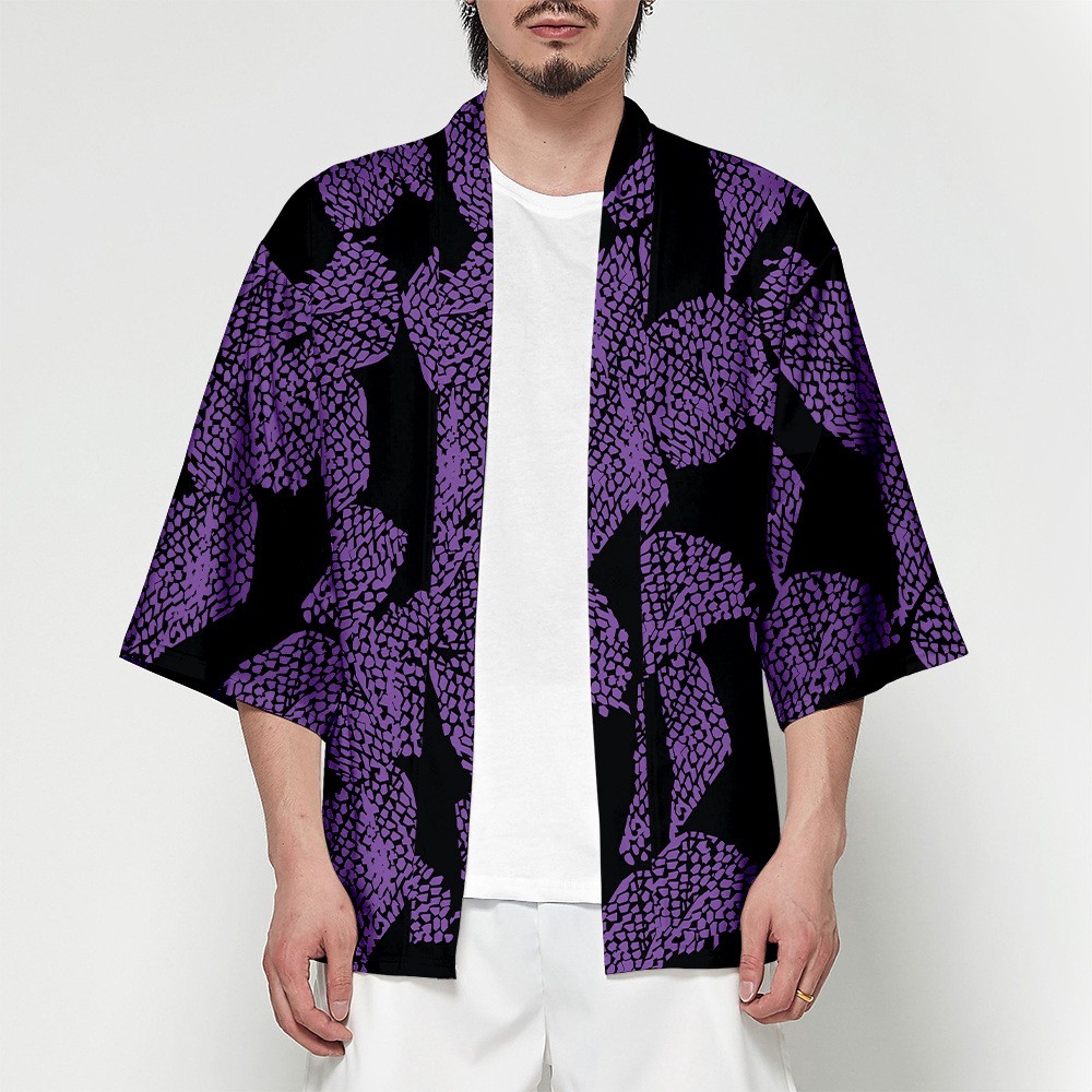 Sale 70% Áo khoác kiểu kimono cho nam hóa trang anime Nhật Bản Demon Slayer,Kochou Shinobu1,L GIÁ GỐC 240,000Đ- 95B194