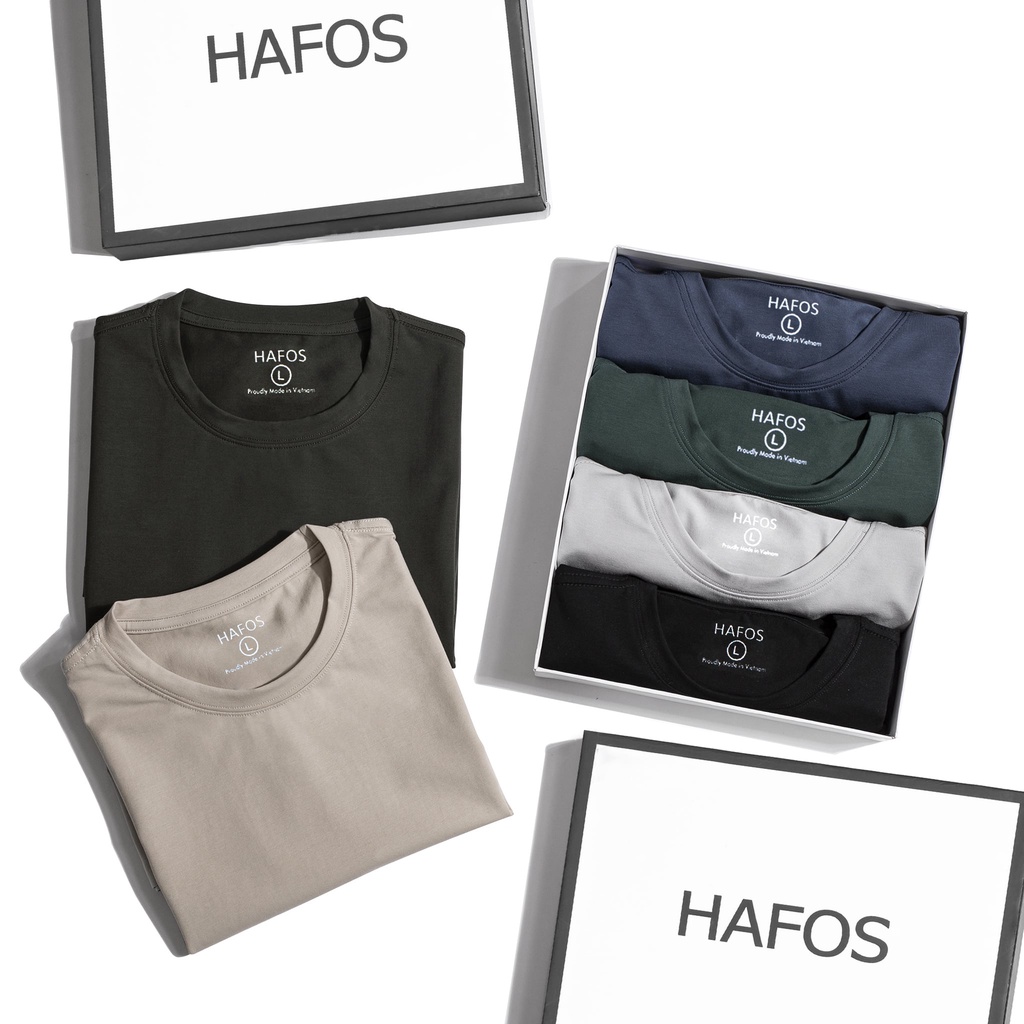 Áo thun nam cổ tròn HAFOS01 8 màu cao cấp, năng động - HAFOS | BigBuy360 - bigbuy360.vn