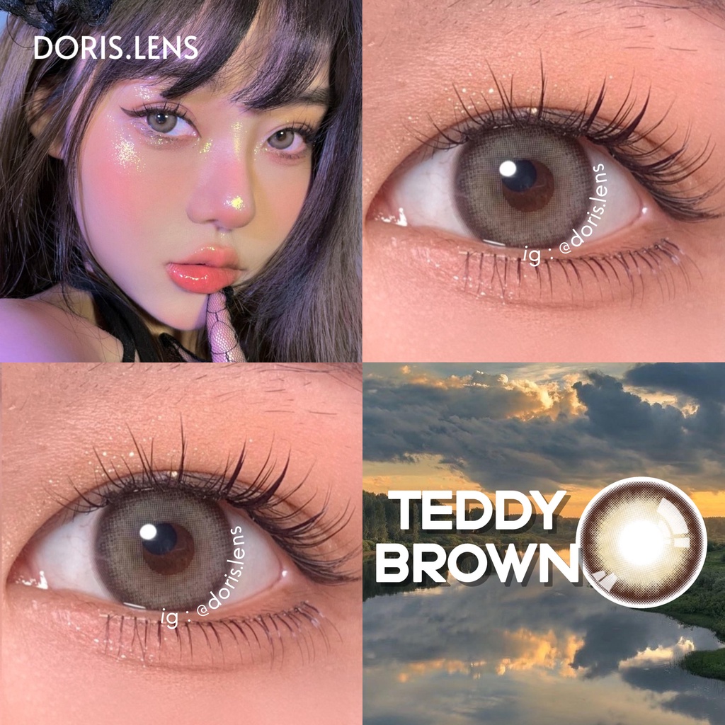 Kính Áp Tròng DORIS.LENS - Teddy Brown 14.5mm