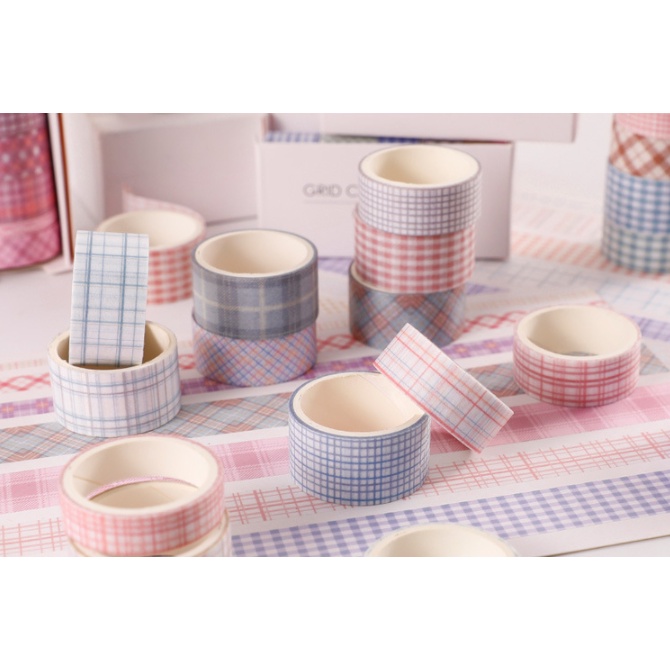 Bộ washi tape trang trí 6 cuộn trang trí sổ tay… [ 059 ]