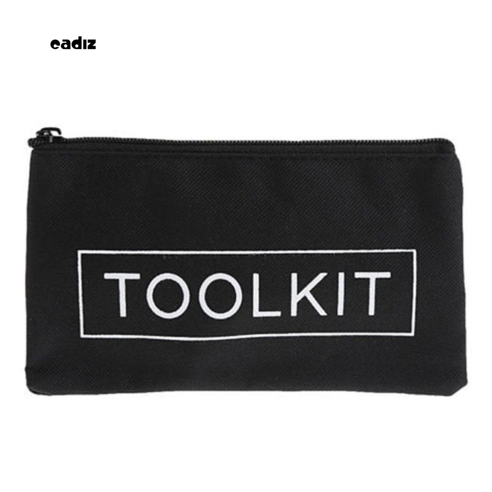 Túi Vải Oxford Đựng Dụng Cụ Sửa Chữa Chống Thấm Nước Có Khóa Kéo Tiện Dụng