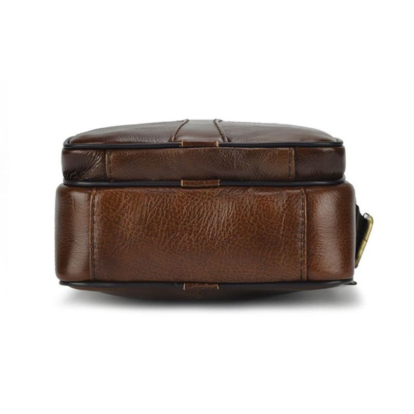 Túi nam đeo chéo da bò Nhật xịn 100%