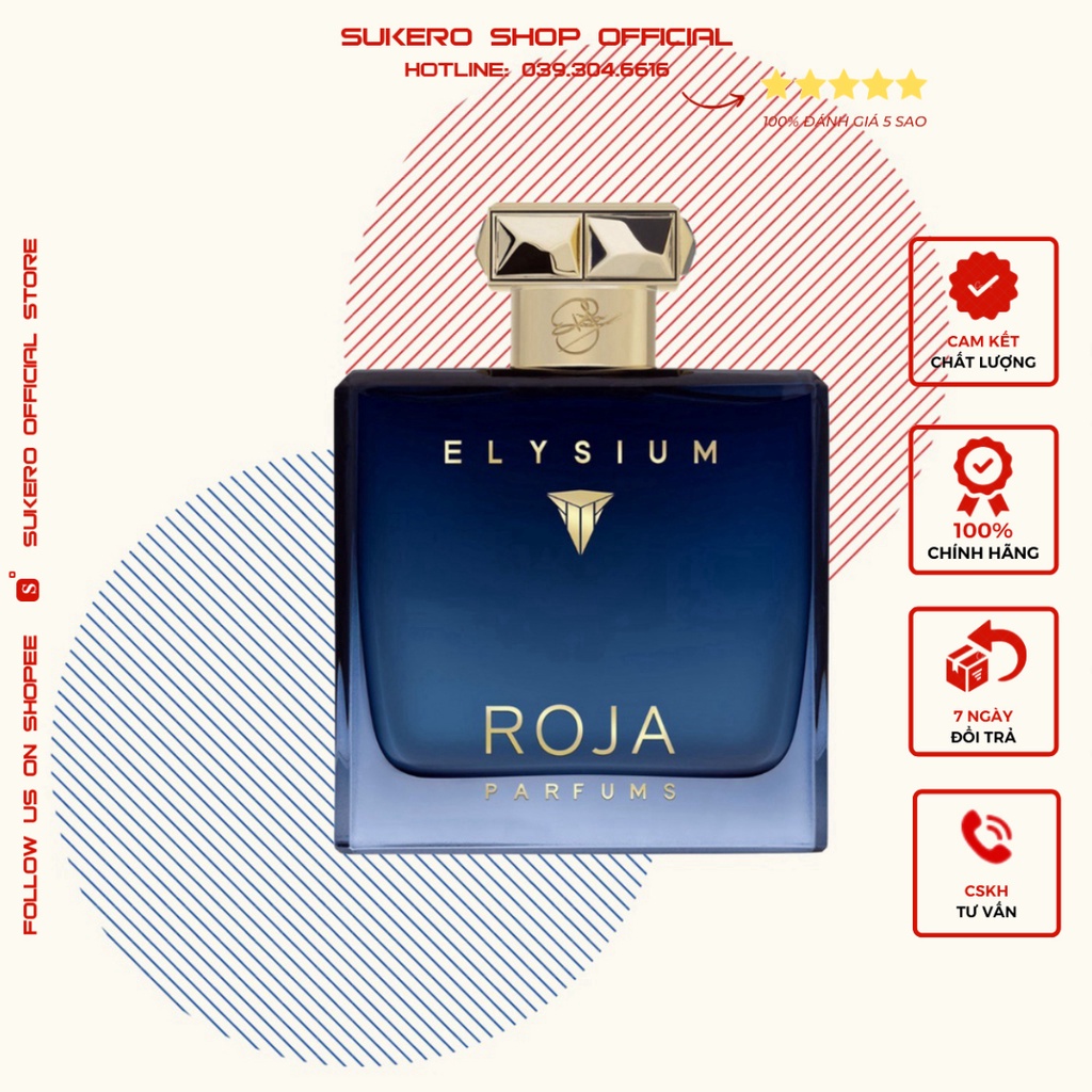 Mẫu thử nước hoa cao cấp Roja Dove Elysium Tester 5/10ml