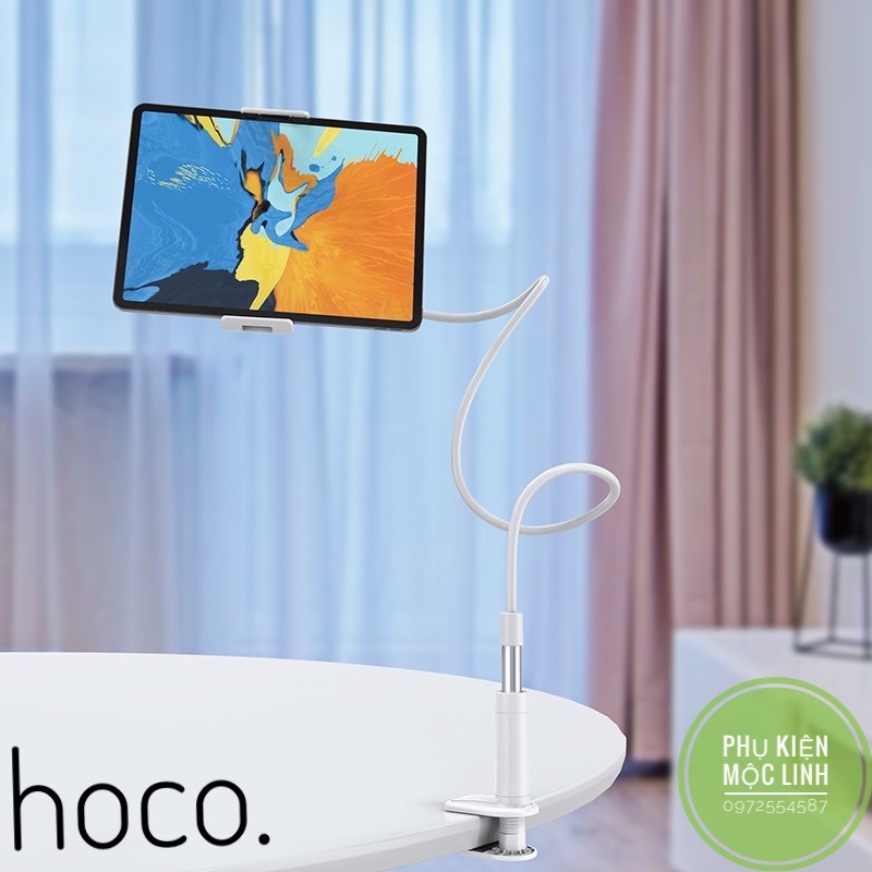 KẸP LIVE STREAM XOAY NGANG DỌC CHÍNH HÃNG HOCO PH 24 - KẸP ĐUÔI KHỈ CHO IPAD ĐIỆN THOẠI ĐỂ BÀN GIÁ ĐỠ PH24