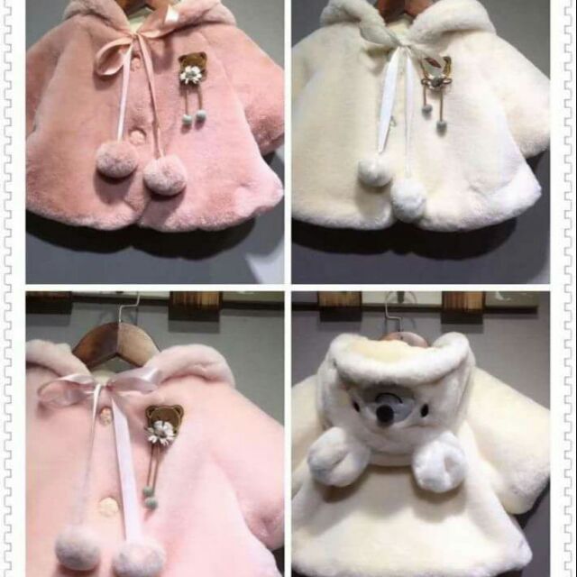 Áo khoác lông cho bé