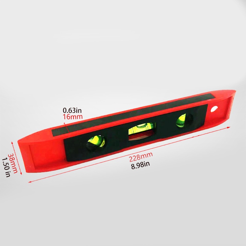 Thước Đo Bằng Nhựa ABS Cho Vỏ Sò / 3 Bong Bóng Cầm Tay