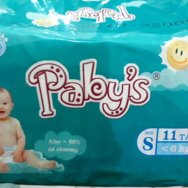 Combo 8 gói tã dán pabys size S 88 miếng+KM