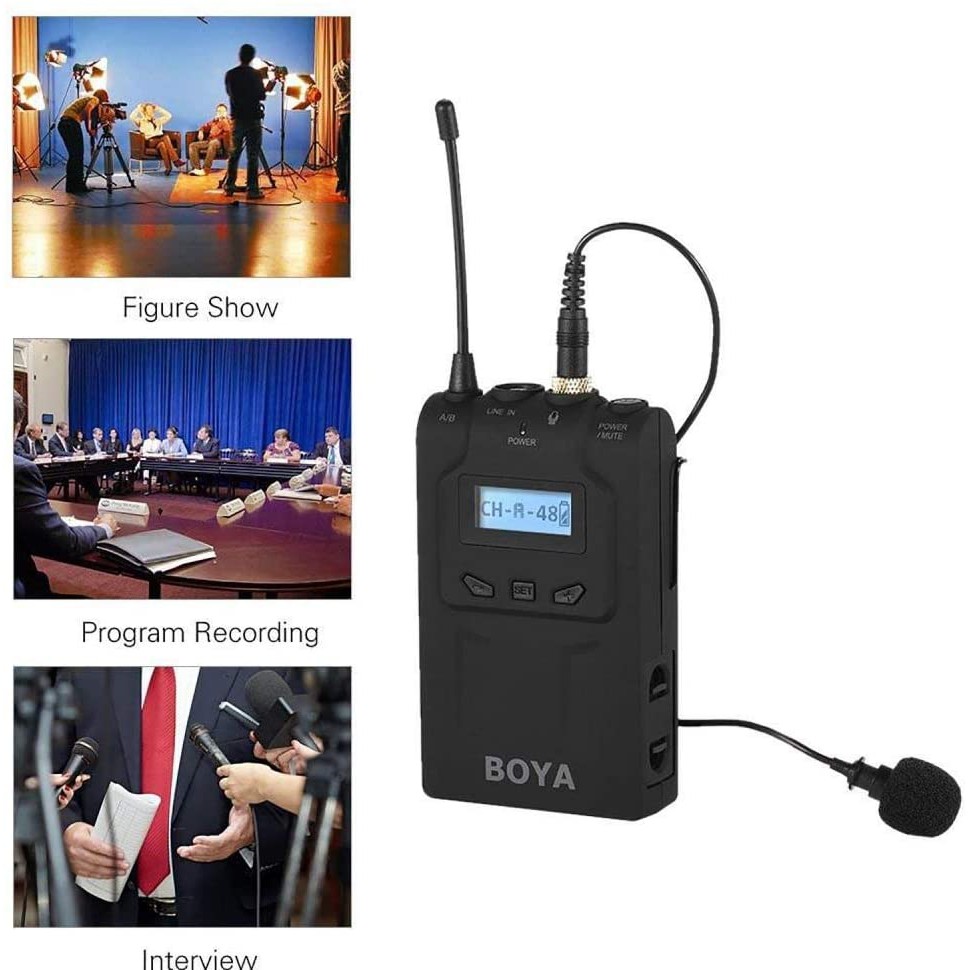 [Mã ELHACE giảm 4% đơn 300K] Bộ phát không dây dành cho Bộ mic By-WM8 Pro - BOYA TX8 PRO - UHF Wireless Transmitter