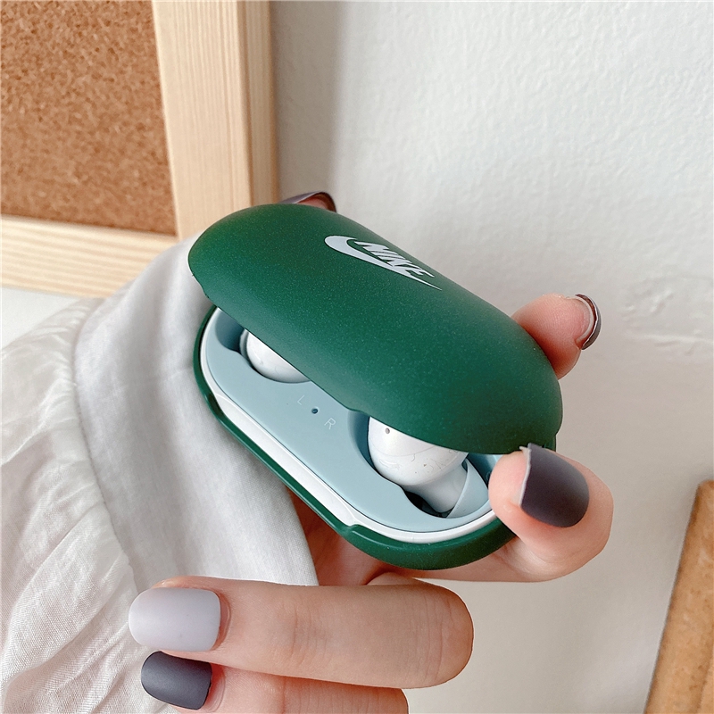 Vỏ bảo vệ hộp sạc tai nghe Samsung Galaxy Buds 2 Bud 2 plus màu xanh dương/xanh lá cứng