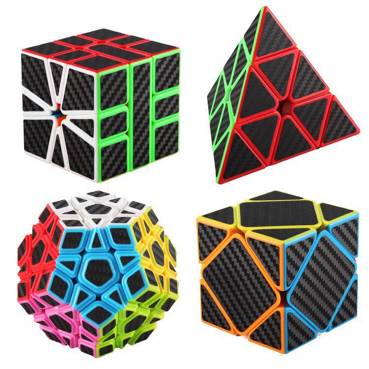 Rubik Carbon 2x2, 3x3, 4x4, 5x5, Megaminx, Pyraminx, Skewb, Square-1 - Rubik Carbon Thi Đấu Chuyên Nghiệp