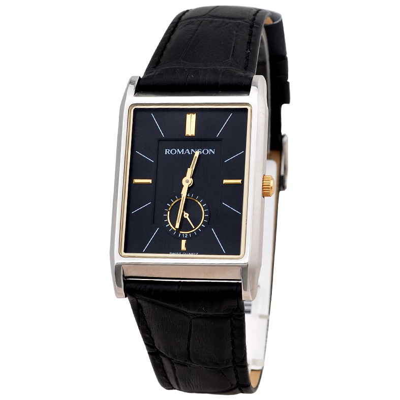 Đồng hồ nam chính hãng Hàn Quốc Romanson TL3237JMCBK, máy Thụy Sĩ, kính Sapphire, miễn phí thay pin - Galle Watch