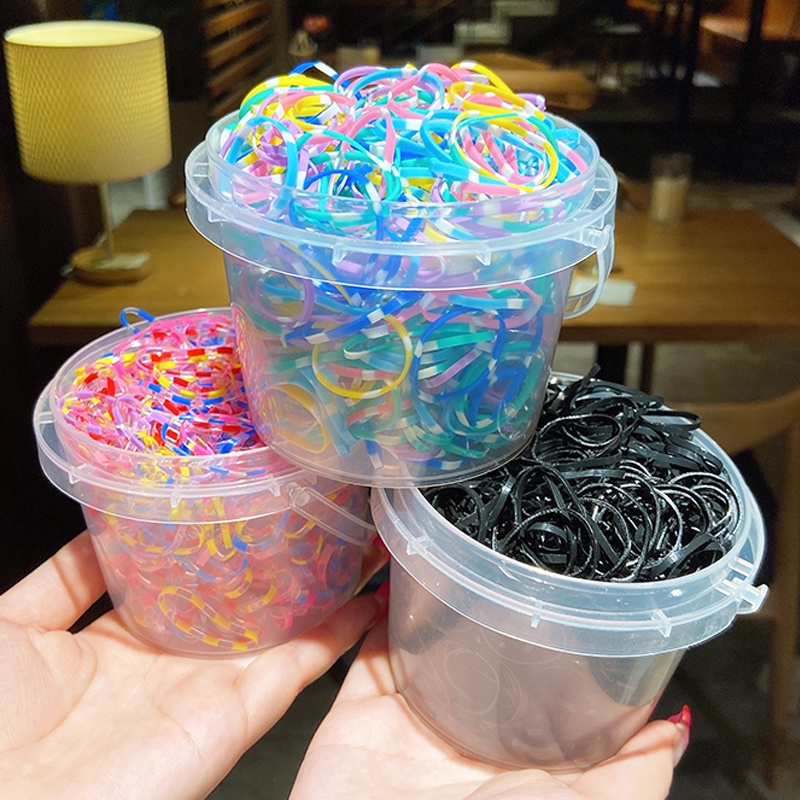 Set 800 / 1000 Chun Buộc Tóc Nhiều Màu