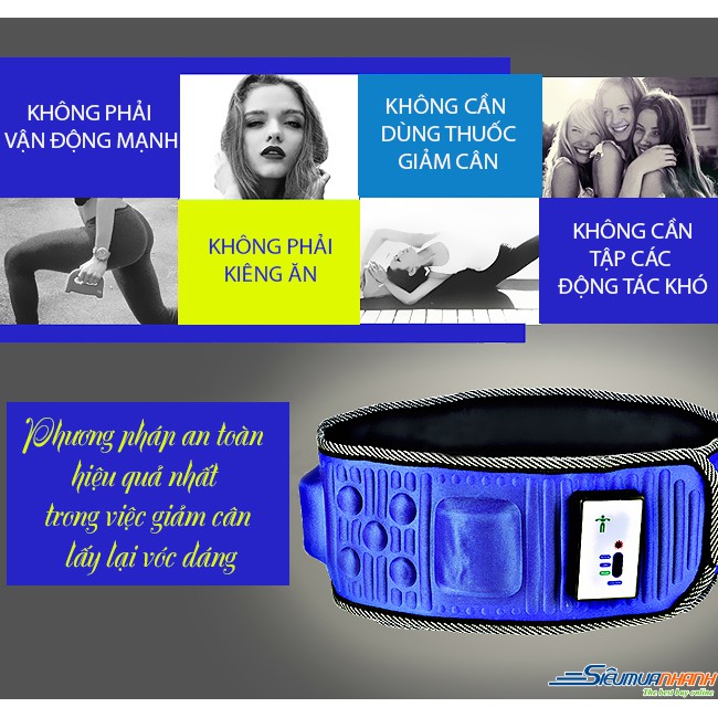 Đai Massage đa năng X5 bảo hành 12 tháng