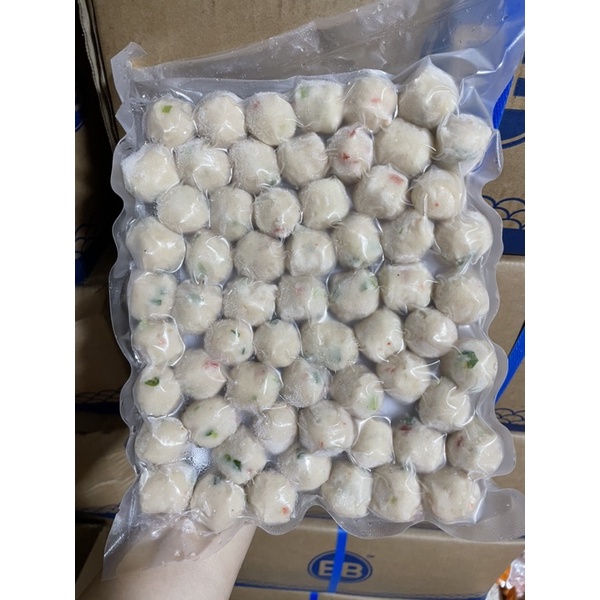 Cá viên hành ớt loại ngon 500gr/ 80 viên