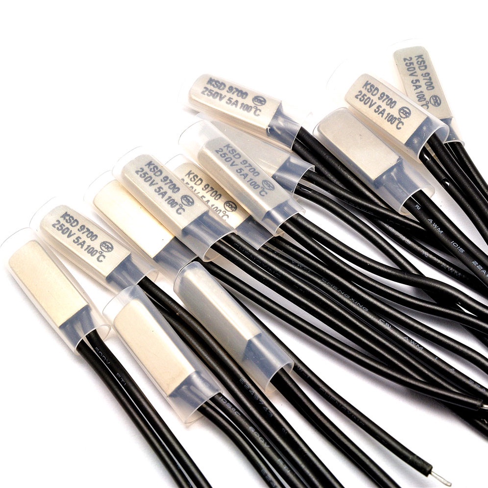 1 CÁI 15°C ~ 180°C KSD9700 KHÔNG Công tắc nhiệt bảo vệ nhiệt thường mở