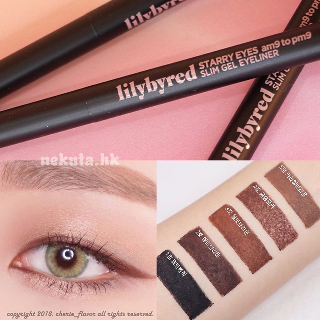 Chì Kẻ Mắt Siêu Mảnh Lâu Trôi Lilybyred Starry Eyes Am9 To Pm9 Slim Gel Eyeliner | BigBuy360 - bigbuy360.vn