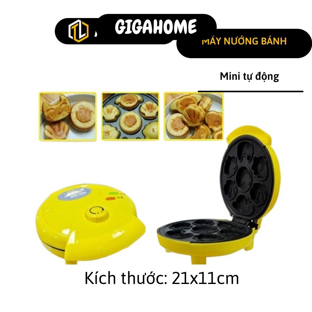 Máy nướng bánh hình thú GIGAHOME Máy làm bánh tự động khuôn chống dính dễ sử dụng 1049