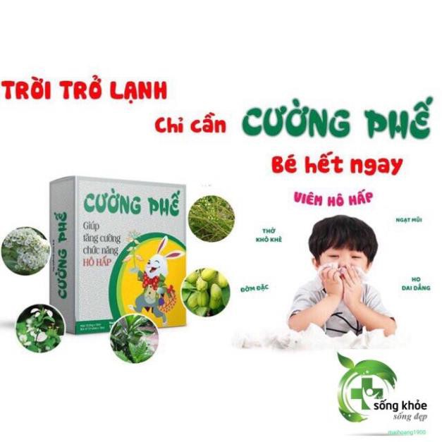 CƯỜNG PHẾ( Chính Hãng) - Giảm ho, chấm dứt ho dai dẳng, tái đi tái lại,giúp tăng cường chức năng hô hấp