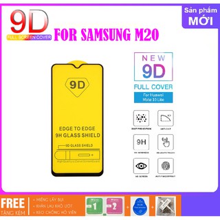 Samsung Galaxy M20 - Kính cường lực 9D Full màn hình, keo toàn màn hình, độ kết dính cao