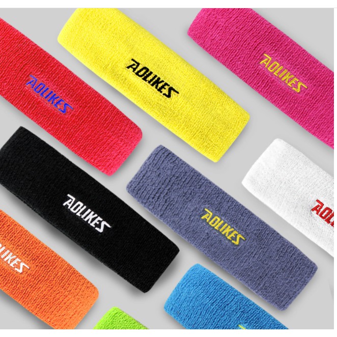 Chặn mồ hôi đầu - băng đầu - chặn mồ hôi trán - băng trán Aolikes loại phổ thông - hàng chính hãng