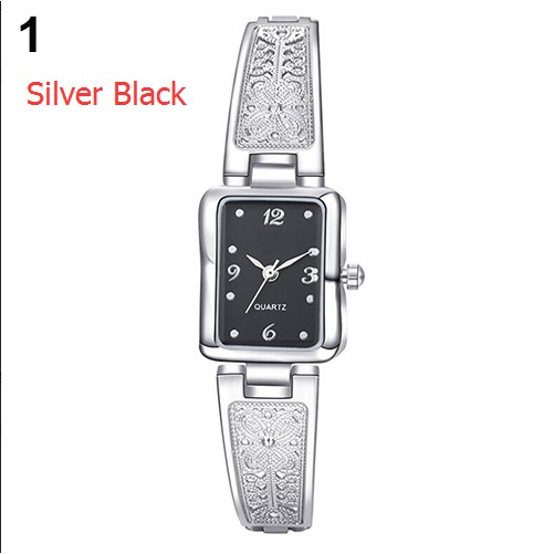 Đồng hồ mặt vuông bằng thép không gỉ cho nữ | BigBuy360 - bigbuy360.vn