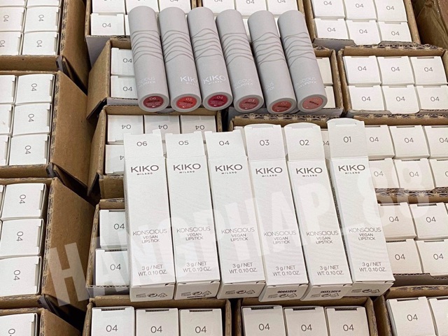 Son Kiko hữu cơ Konscious Vegan Lipstick Bill Pháp