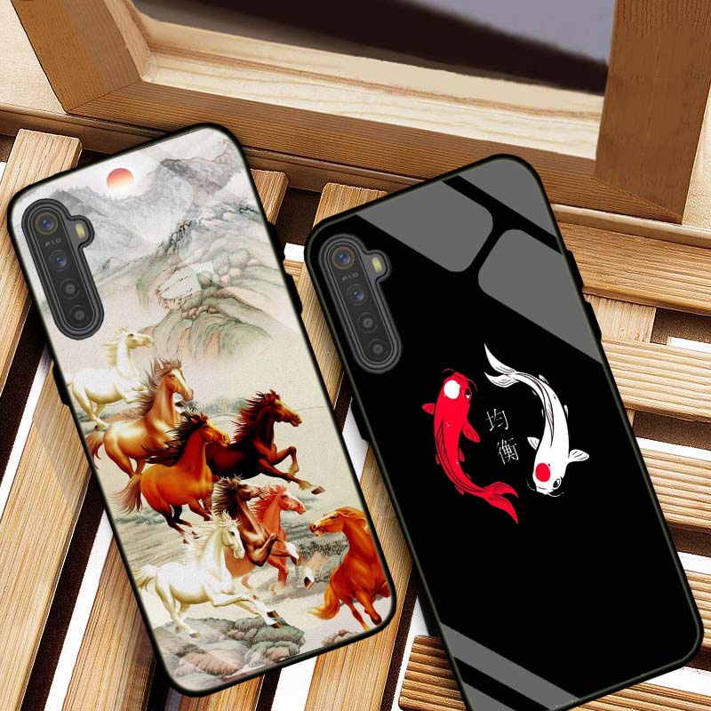 Ốp Lưng Realme 6/ 6 Pro Mặt kính cường lực Cao Cấp, Sang Trọng thiết kế Độc Quyền