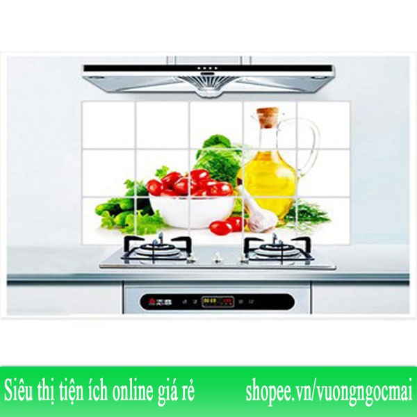 MIẾNG DÁN CÁCH NHIỆT NHÀ BẾP, MIẾNG DÁN NHIỆT NHÀ BẾP 45x75cm