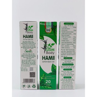 Giảm cân Slim Hami thế hệ mới Chính Hãng Sunite - Giảm Cân Cấp Tốc - Hộp 20 Viên Sủi