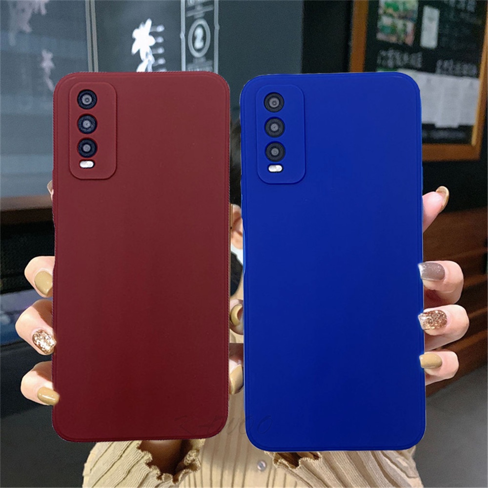 Ốp Điện Thoại TPU Mềm Mỏng Bảo Vệ Camera Cho Vivo Y20 Y20i Y12S Y66 Y17 Y15 Y19 S1 Pro V9 V15