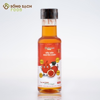 Dầu gấc nguyên chất 150ml - Dầu ăn dặm cho bé Sống Sạch Food