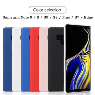 Silicon case with super-flexible material for Samsung Note 9/8 / S9 / S8 / Plus / S7 / Edge phones