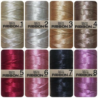 Sợi Ribbon Raft Yarn, Sợi Dẹp Bóng 2mm