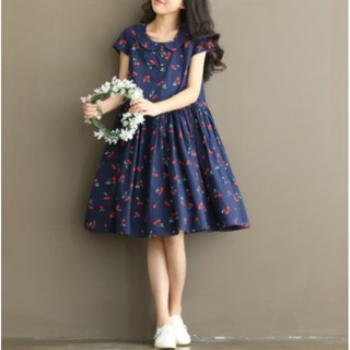 Đầm bầu vấy bầu công sở cherry