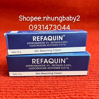 Kem Refaquin trắng da xóa nám Tretinoin 0,05%+ hydroquin 4%