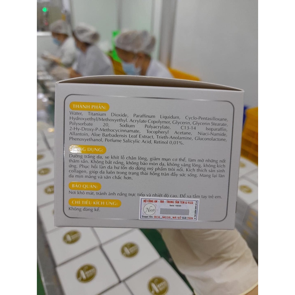 Kem Body Retinol Nicos Thanh Nhi, Dưỡng Trắng Da Toàn Thân