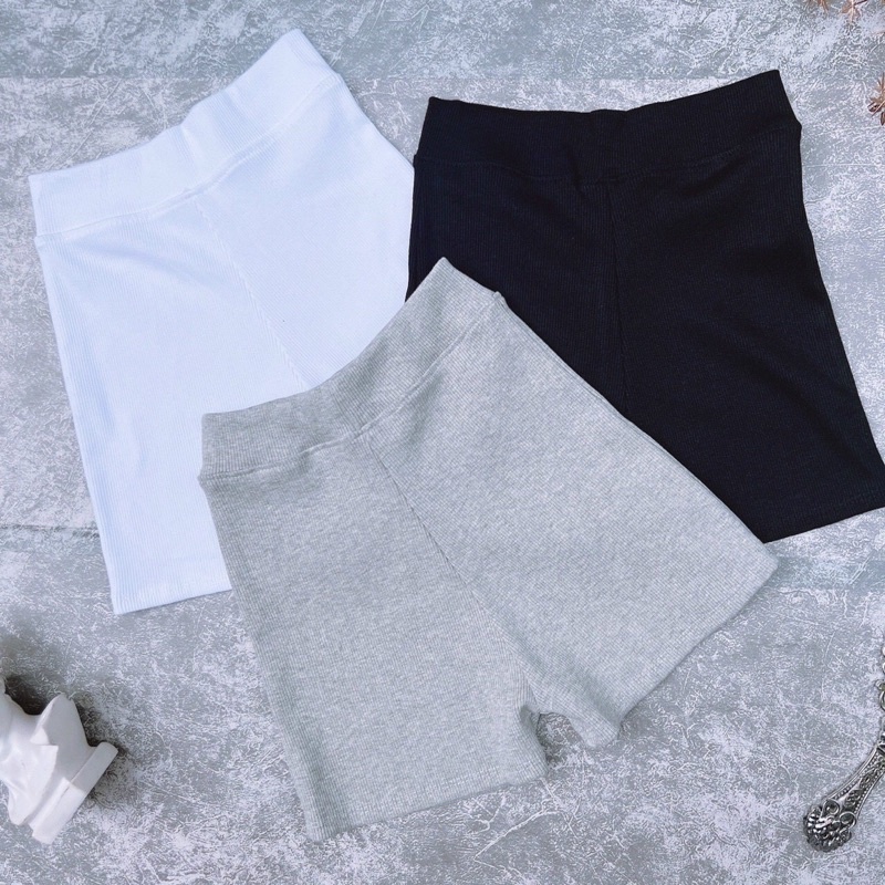 Quần Đùi Biker Ôm Sát Lưng Cao Siêu Co Giãn Dành Cho Nữ Phong Cách Năng Động