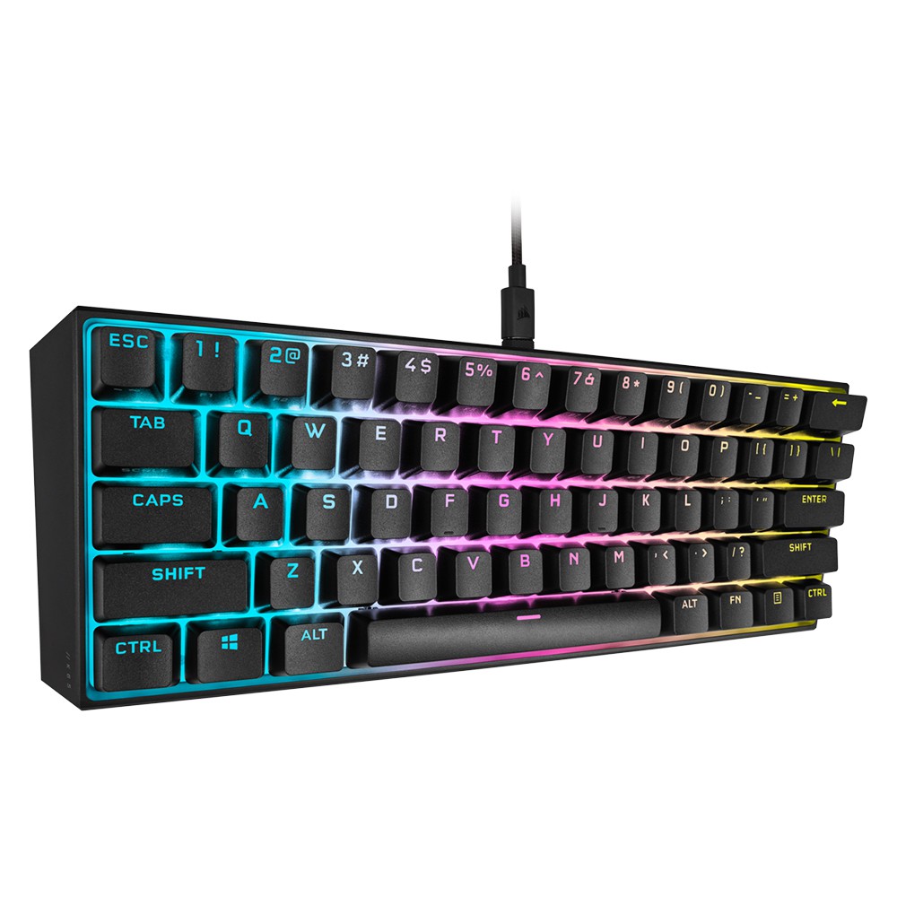 [Mã 33ELSALE hoàn 7% đơn 300K] Bàn Phím Cơ Gaming Corsair K65 RGB Mini Cherry MX Speed - CH-9194014-NA