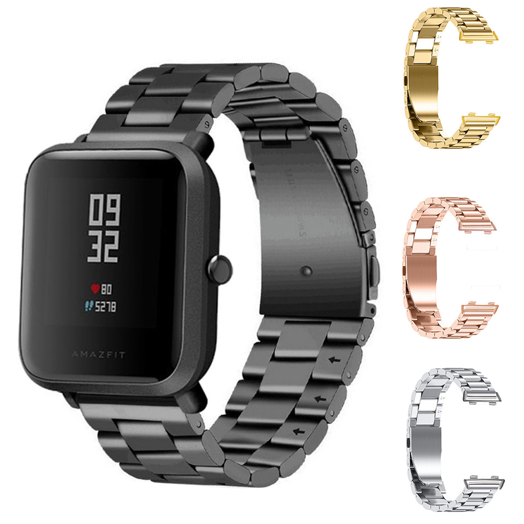 Dây Đeo Inox Cho Đồng Hồ Thông Minh Huami Amazfit 20 / 22mm