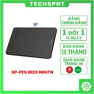 [Mã 152ELSALE hoàn 7% xu đơn 300k] Bảng Vẽ Điện Tử XP-Pen Deco Mini7W Android Wireless Hỗ Trợ Cảm Ứng Nghiêng